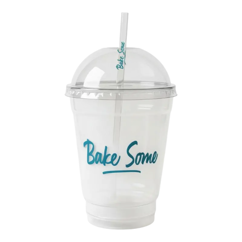 12 Oz Baskılı Pet bardak 11 Gr. görsel