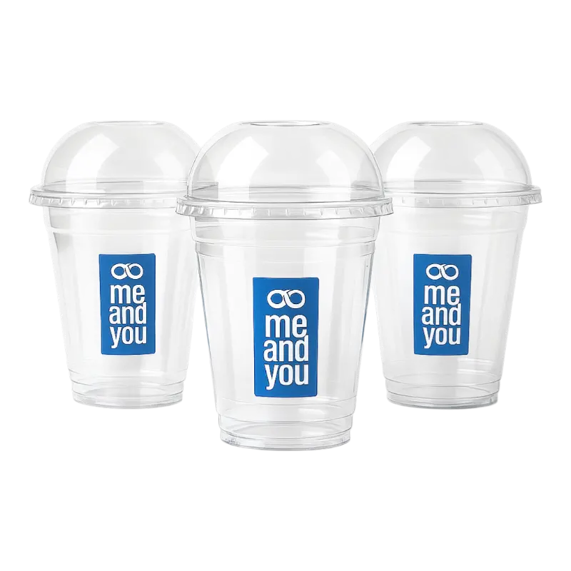 14 Oz Baskılı Pet bardak 12 Gr. görsel