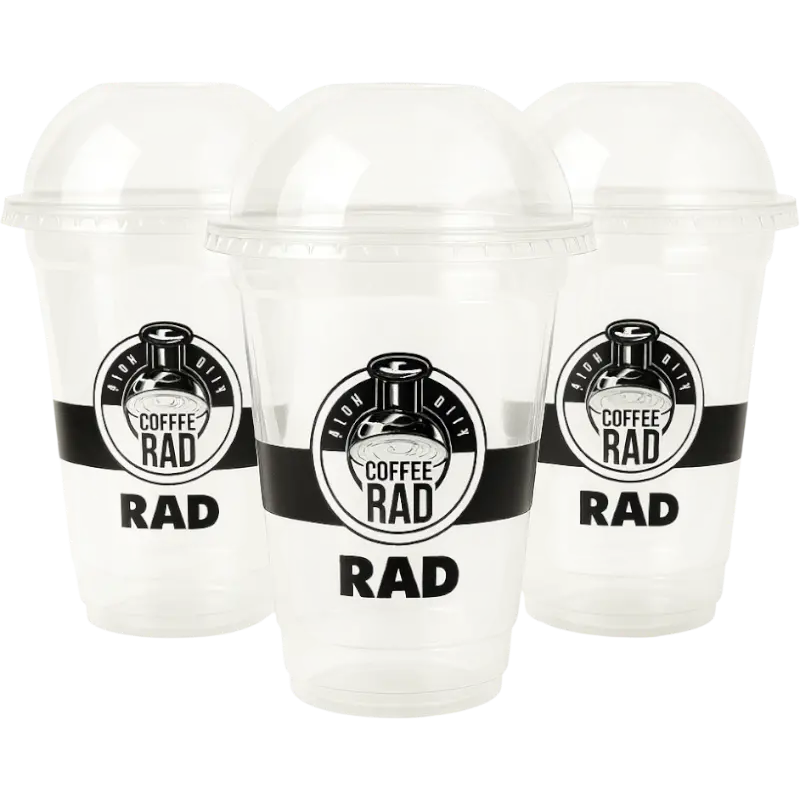 14 Oz Baskılı Pet bardak 12 Gr. görsel