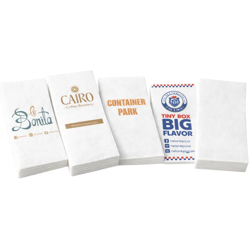 25x25 Baskılı Garson katlama peçete İzmir Üretim