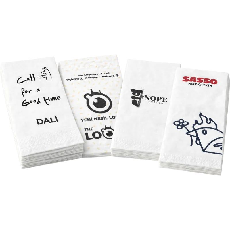 33x33 Baskılı Garson katlama peçete İzmir Üretim