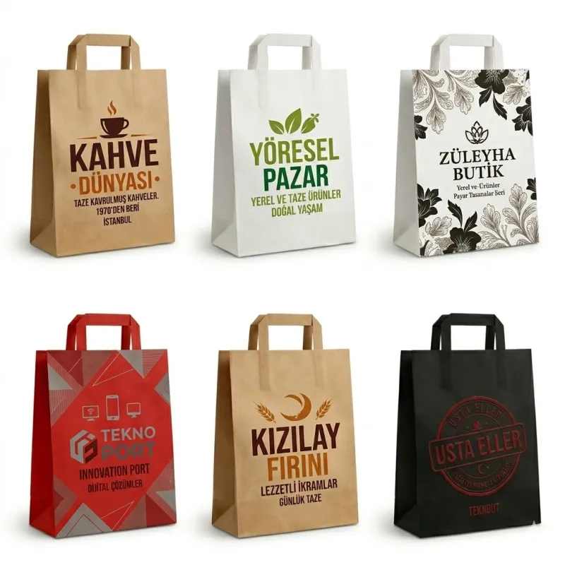 Baskılı Kraft Çanta İzmir Fabrika
